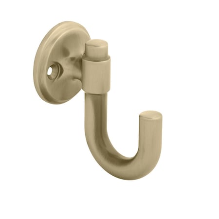 Hickory Hardware Piper Collection Hook 1-1/8 Inch Center to Center Champagne Bronze Finish H077859CBZ